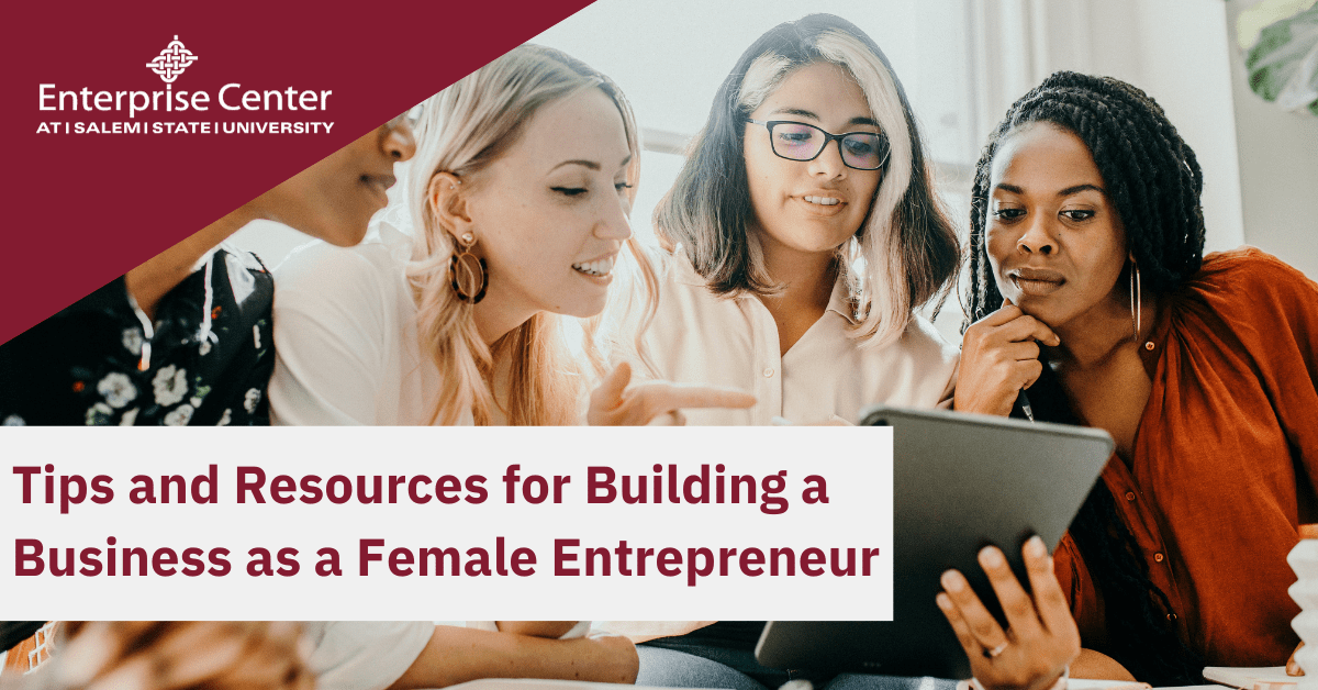 enterprise blog graphic, female entrepreneur, resources for female entrepreneurs