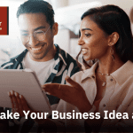 red + white title graphic "How to Make Your Business Idea a Reality"