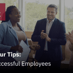 blue and black blog title graphic "How to Have Successful Employees"